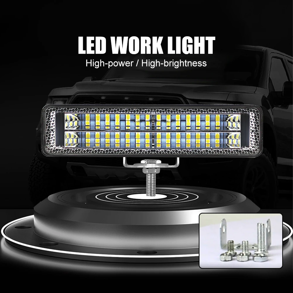 

84W 28 LED Car Work Light High Bright Spotlight Offroad Automobile Truck Driving Fog Headlights DRL Driving Aluminum Lamp 12V