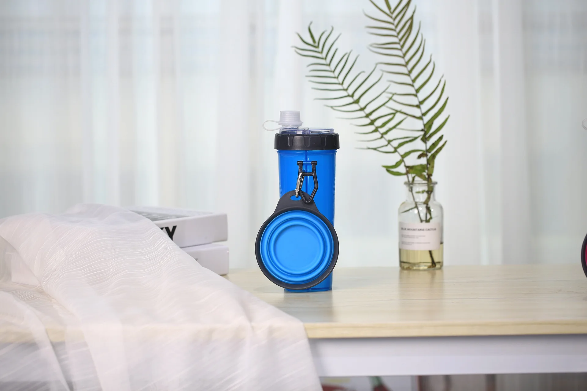 Бутылки с диспенсером для воды домашних животных кошек и собак портативная