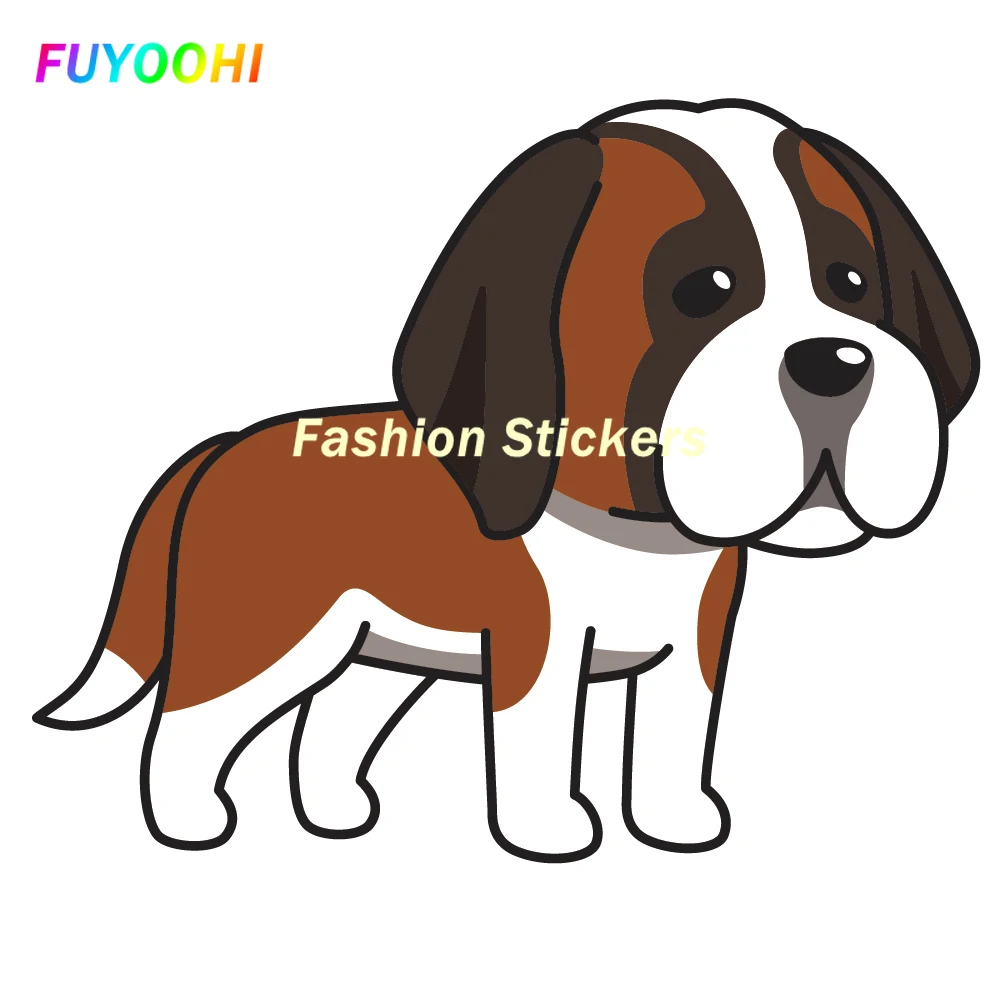 

Внешние/защитные модные наклейки FUYOOHI, индивидуальные красочные наклейки для кузова автомобиля, собаки, интересные наклейки для автомобиля