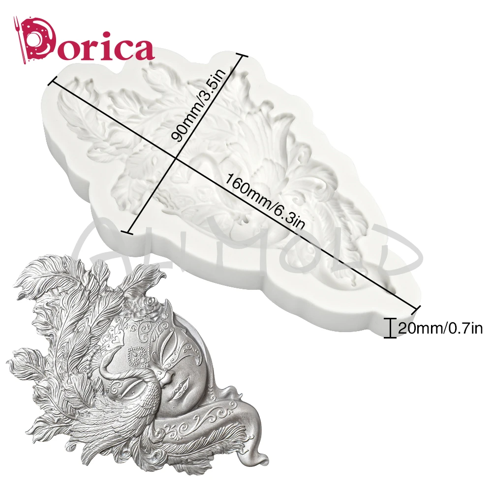 

Форма для торта "Павлин" Dorica silicone