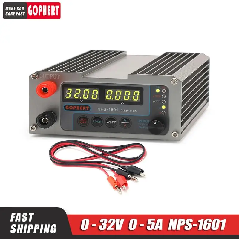 

Новая версия, регулируемый цифровой мини-переключатель для лаборатории «сделай сам», источник питания постоянного тока с функцией блокировки, 32 В, 30 в, 15 в, 5 А