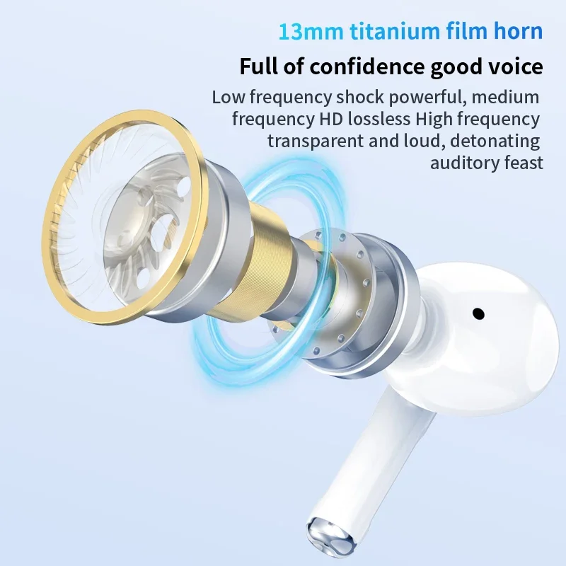 TWS-наушники E17ANC с поддержкой Bluetooth и микрофоном