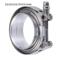 22 252 52 7533 5 inch universal turbo exhaust v band clamp stainless steel male female flange assembly