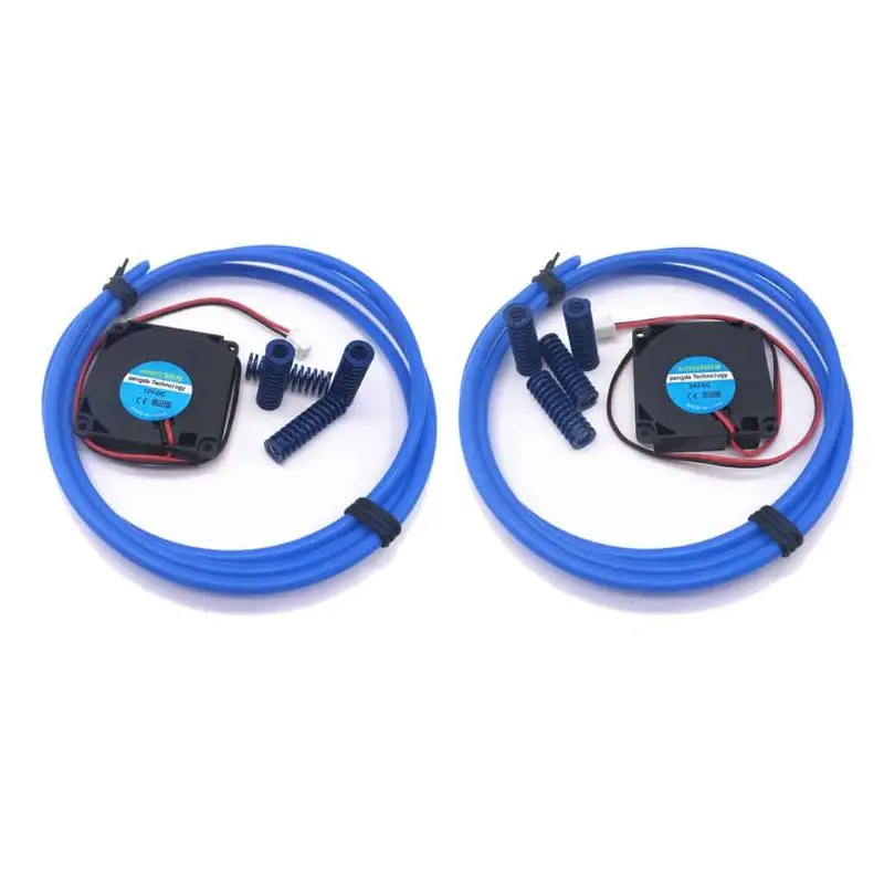 

3D принтер для турбинного вентилятора 12 В 24 в 40*10 мм 4010 подшипниковый Воздуходувка 2x4 ПТФЭ трубчатые пружины комплект для J-head Bowden RepRap extruder d