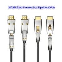 hdmi compatible optical audio cable 2 0 18gbps 4k 60hz fiber optic micro hdmi cord hdr444 lossless engineering wiring for ps4