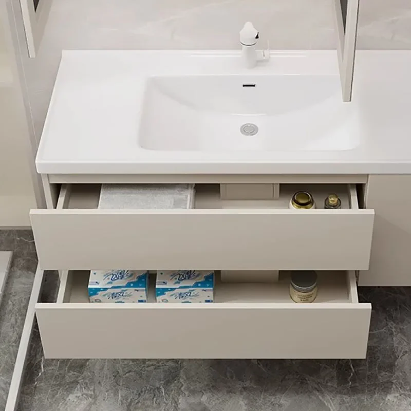 у umywalki toaleta szafki łazienkowe przechowywanie szafa szuflada ścienna białe ekspozycja Meuble meble toaletowe YX50BC