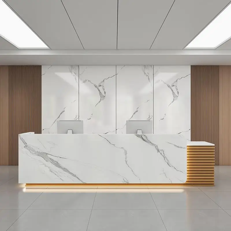 Стойка регистрации в приемнике для салона красоты Современная Эстетическая