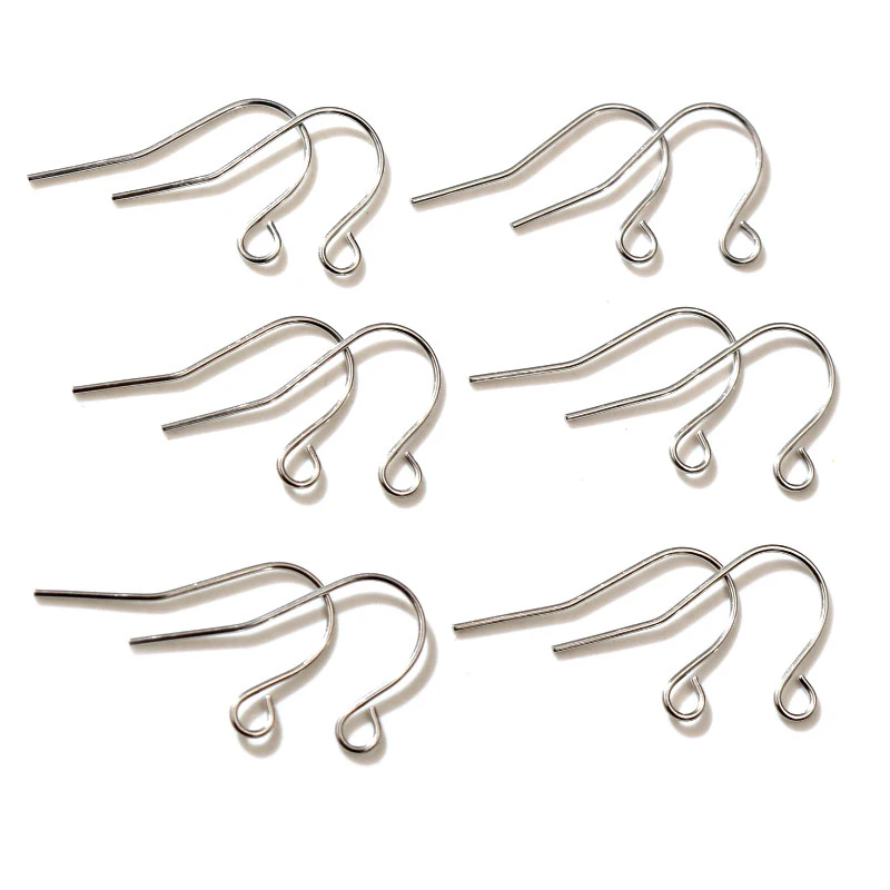 

(Никогда не выцветает) 100 шт./лот 20x12 мм из нержавеющей стали, фурнитура для сережек, застежки, крючки, аксессуары для изготовления ювелирных и...