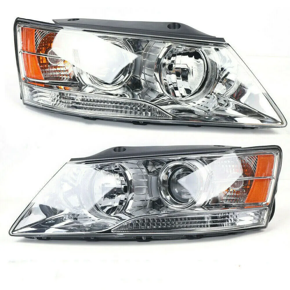 

Фара в сборе левая и правая для 2009 2010 Hyundai Sonata, пассажирская боковая фара