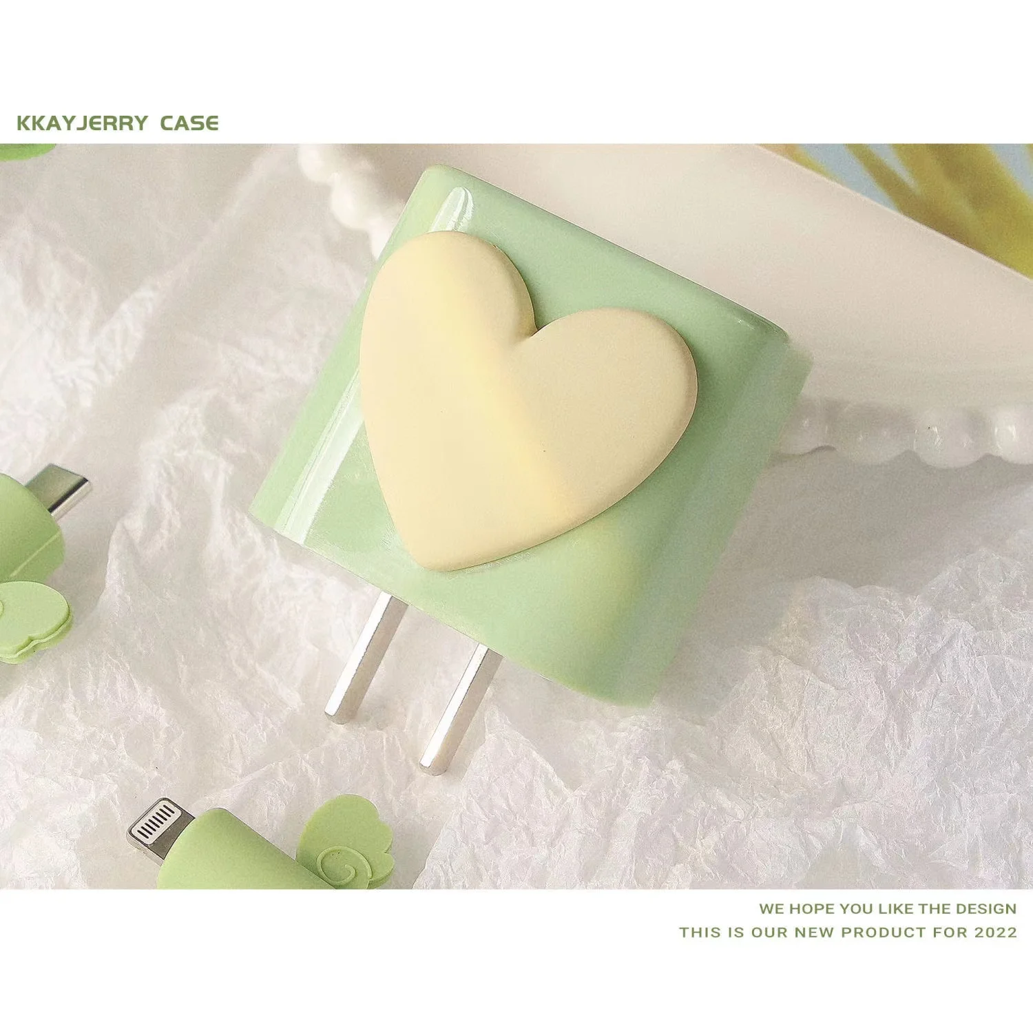 Защитный чехол Green Love для Apple, устройство для намотки кабеля для Iphone 11, 12, спиральная веревка, шпагат, зарядное устройство, симпатичный чехол, 20 Вт (art.: 3920bcdb45cbd) - 3920bcdb45cbd