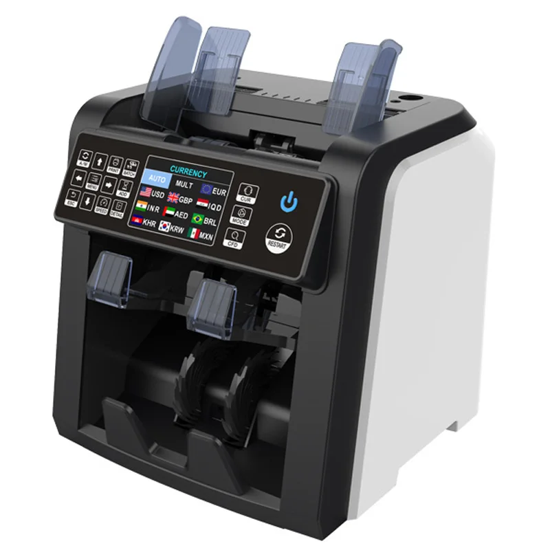 

AL-950 Dual CIS Banknote Sorter Fitness Mix Value Money Counter Counterfeit Bill Counter
