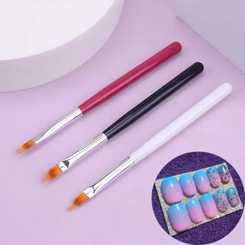 

NEW2023 Nail Art Brush Gel Brush For Nail Art Soft Gradient Brush For Manicure Nail Polish UV Gel Drawing Painting Decor Tool Pe