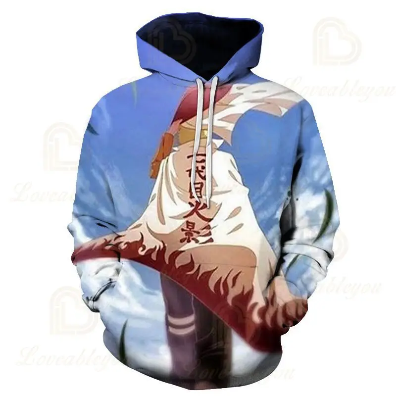 Толстовка унисекс с длинным рукавом повседневный Свободный свитшот аниме