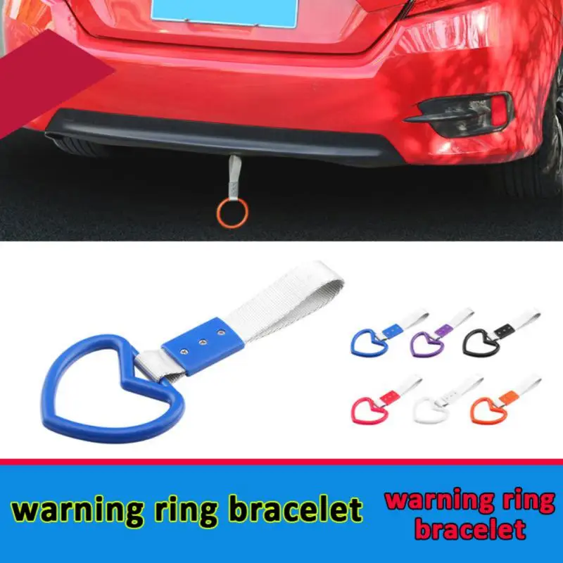 

Предупреждение для безопасности салона автомобиля, подвесное кольцо Tsurikawa, кольцо в форме сердца, задний бампер, Предупреждение, кольцо, автомобильные аксессуары, автомобильный Стайлинг
