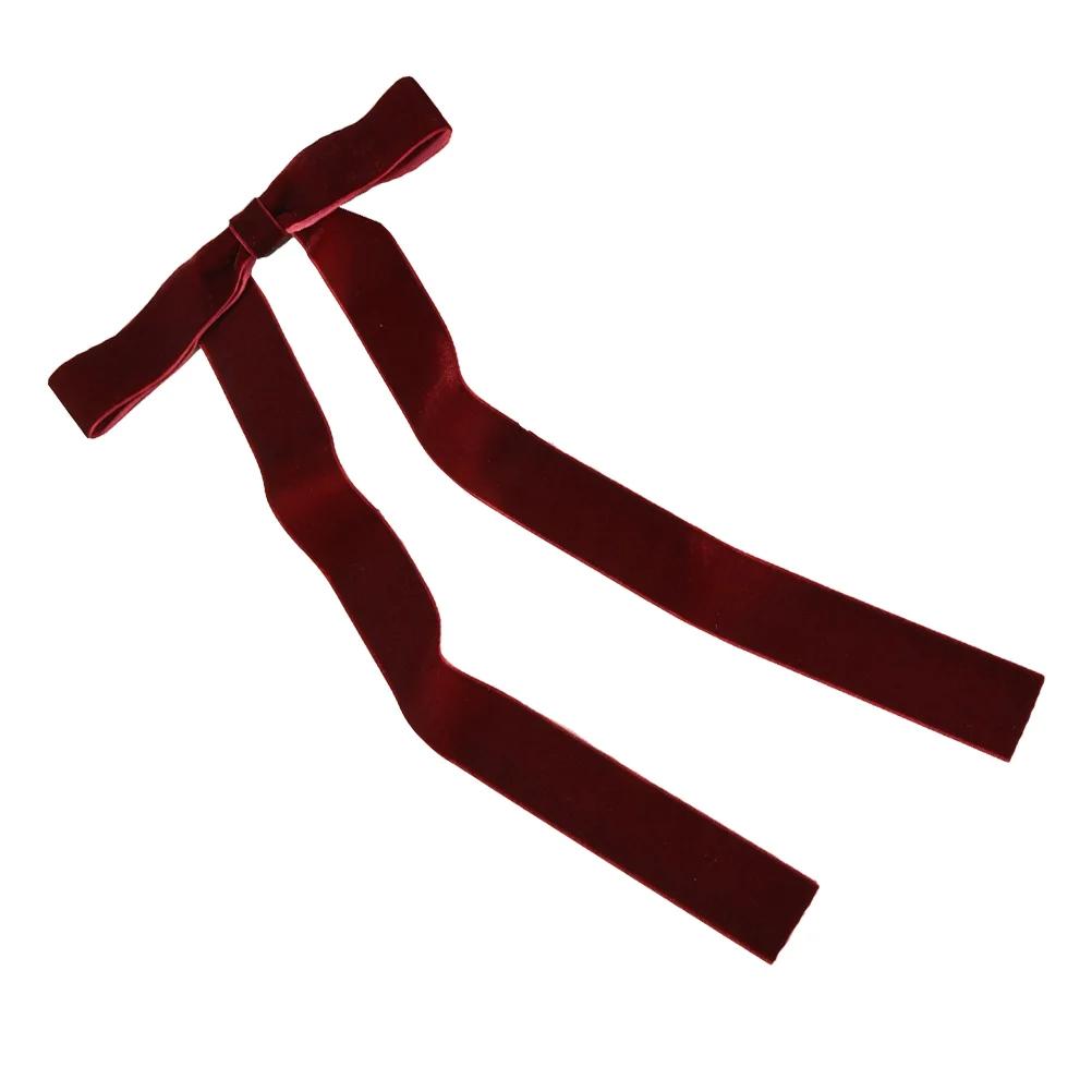 

Metal Hair Clips Bridal Velvet Barrette Bowknot with Tassel Girl Women Wedding Bridesmaid