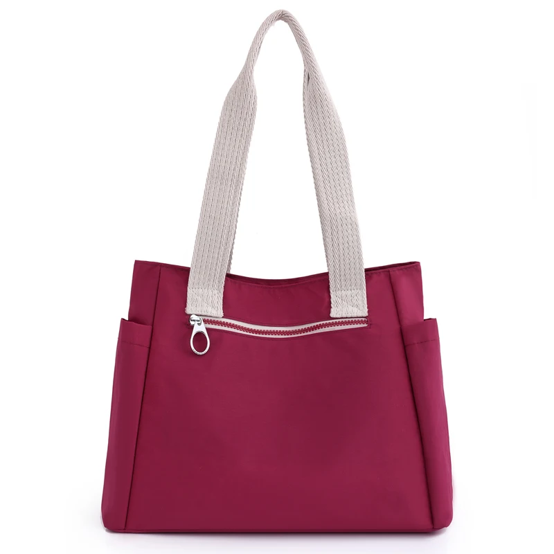 2023 Women's Tote Bag Women Shoulder Bag Messenger Bag Nylon Handbag Large Capacity Tote Shopping Bag Middle-aged Mommy Bag