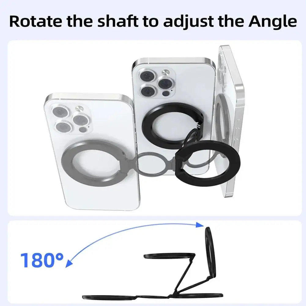 Складной односторонний магнитный держатель для телефона портативный