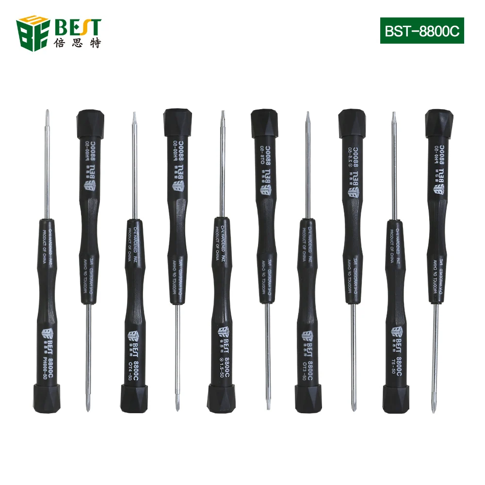

BST-8800C Pentalobe Philips Torx Y2.5 Slotted screwdriver set for mobile phone repairing