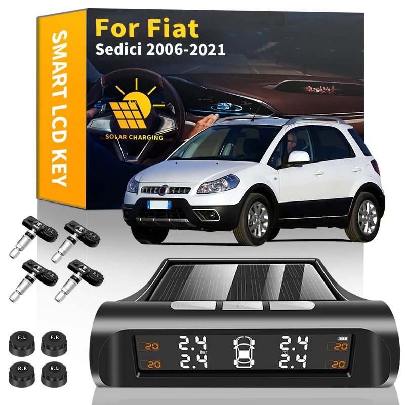 

Система мониторинга давления в шинах Fiat Sedici 2006-2021 с ЖК-дисплеем