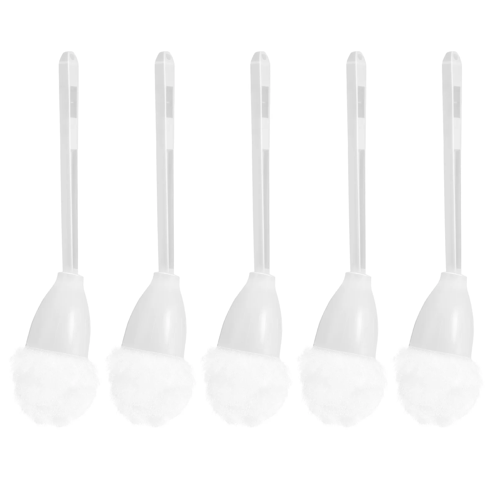 

5 Pcs Toilet Brush Cleaner Cleaning Tub Bathroom Soft Bathtub Set Cleaners Handled