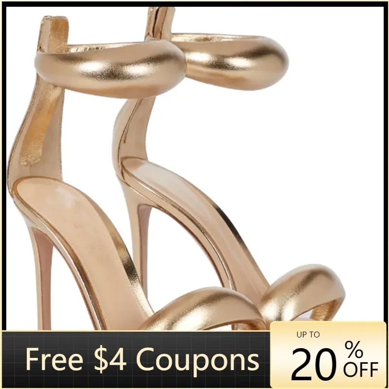 

【Measure your feet length before order】Luxury Designer Women Sexy Fetish Prom Shoes Sandals High-Heel One Strap Pump 20-CHC-25