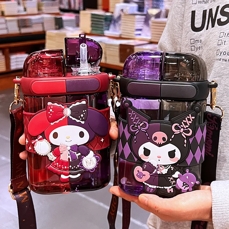 Miniso 680 мл Hellokitty Melody Kuromi Lotso чашка для воды студенческий тритановый двойной