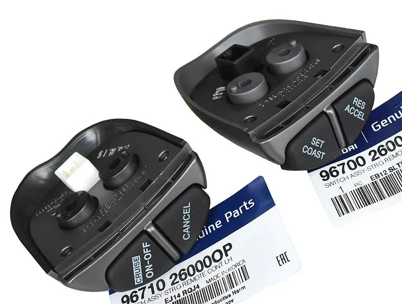 

QDAEROHIVE Brand New Genuine Steering Wheel Cruise Control Switch 96700-26000, 96710-26000 For Hyundai Santa Fe 2002-2006