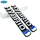 Металлические гибридные наклейки для автомобиля, персонализированные 3D наклейки для автомобиля, значок, декоративные наклейки, универсальные на Toyota всех серий год, 1 шт.