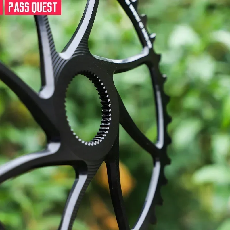 PASS QUEST Роторный гравийный велосипед 3 мм Самая круглая узкая широкая звездочка