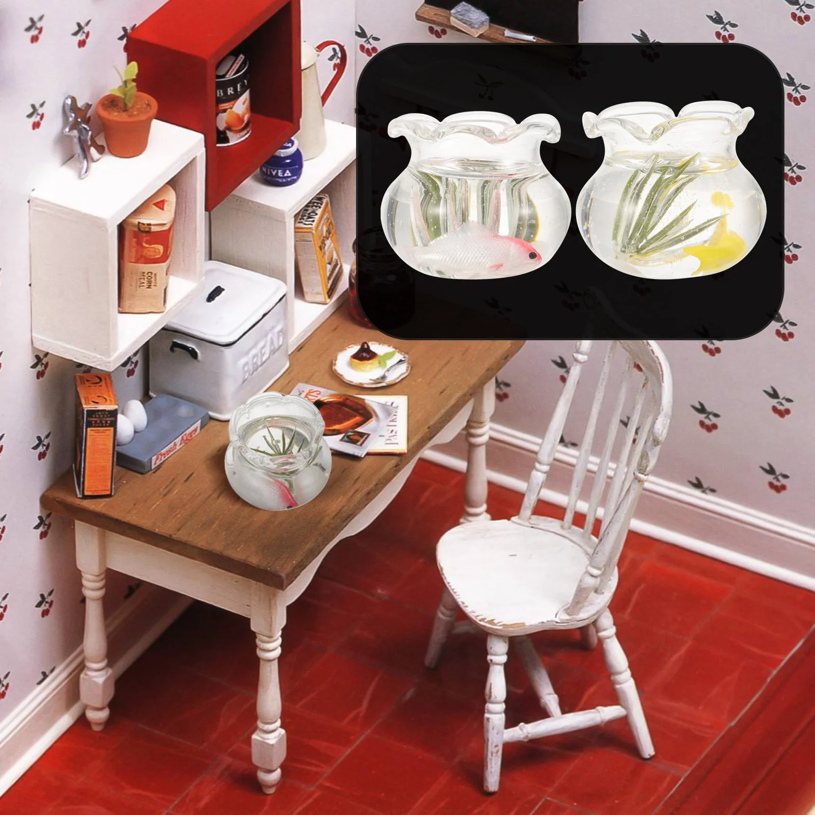 2 шт. игрушки для кукольного домика центральные детали кухонного стола