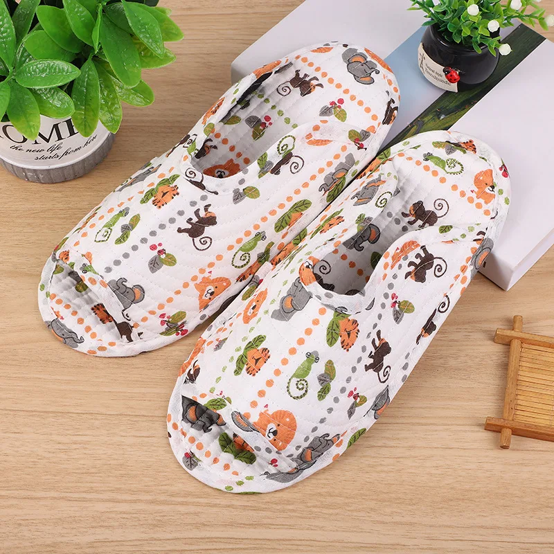 Женская ткань искусственная стирка стеганые мягкие мужские ковровые тапочки