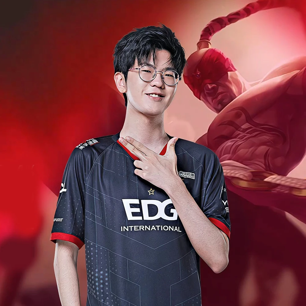 

31622153zhangqiuming EDG футболки мужские женские черные мужские черные спортивные футболки