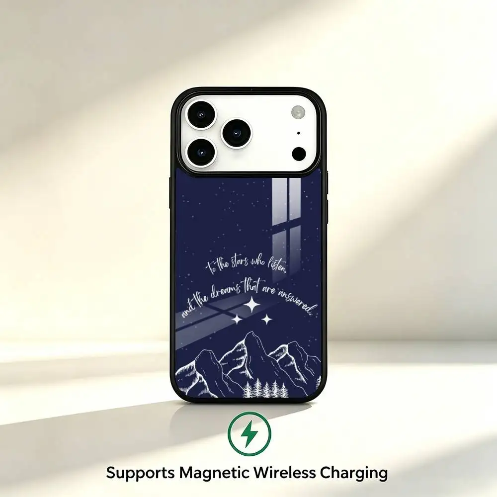 Чехол для телефона Acotar Court Mist and Fury для iPhone 17, 16, 15, 14, 13, 12, 11 Plus, Pro с поддержкой магнитной беспроводной зарядки (art.: 3920dc0f41376) - 3920dc0f41376