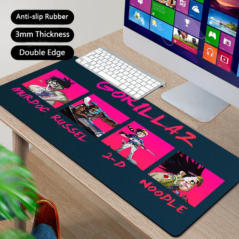 

Large Desk Mat Xxl Mouse Pad Gorillaz Computer Tables 900x400 Mats Mousepad Speed Anime Deskmat Gamer Moused Extended 900 × 400