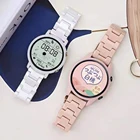 Ремешок полимерный для Samsung Galaxy Watch 4 42 44 мм active 2 gear sport S3 Watch 3, женский браслет для huawei GT 2e amazfit BIP, 20 мм 22 мм