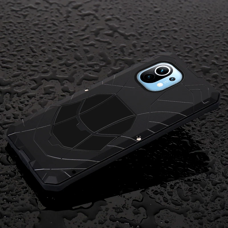 Роскошный полностью защитный металлический противоударный чехол для Xiaomi MI 11 11t 10