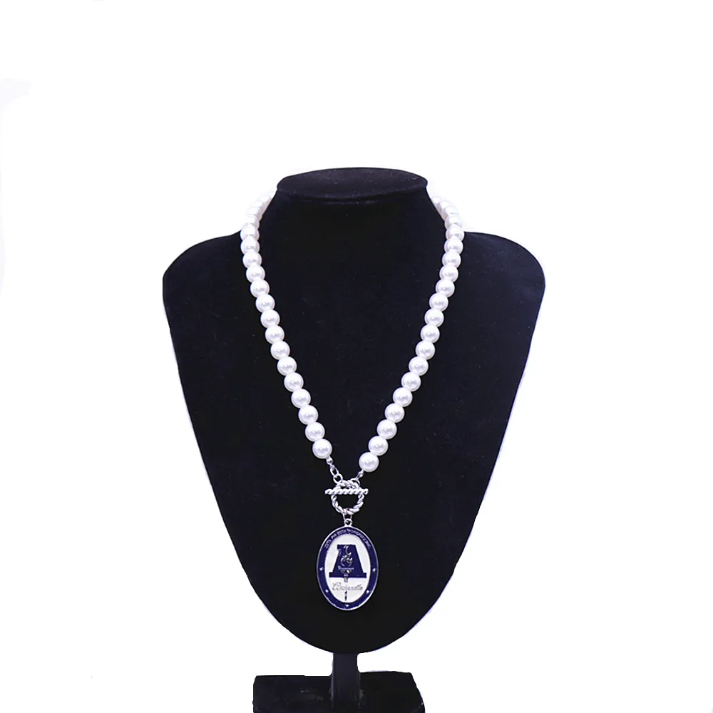Жемчужная цепочка Женская Группа колледжа греческие буквы Zeta Phi Beta Archonettes