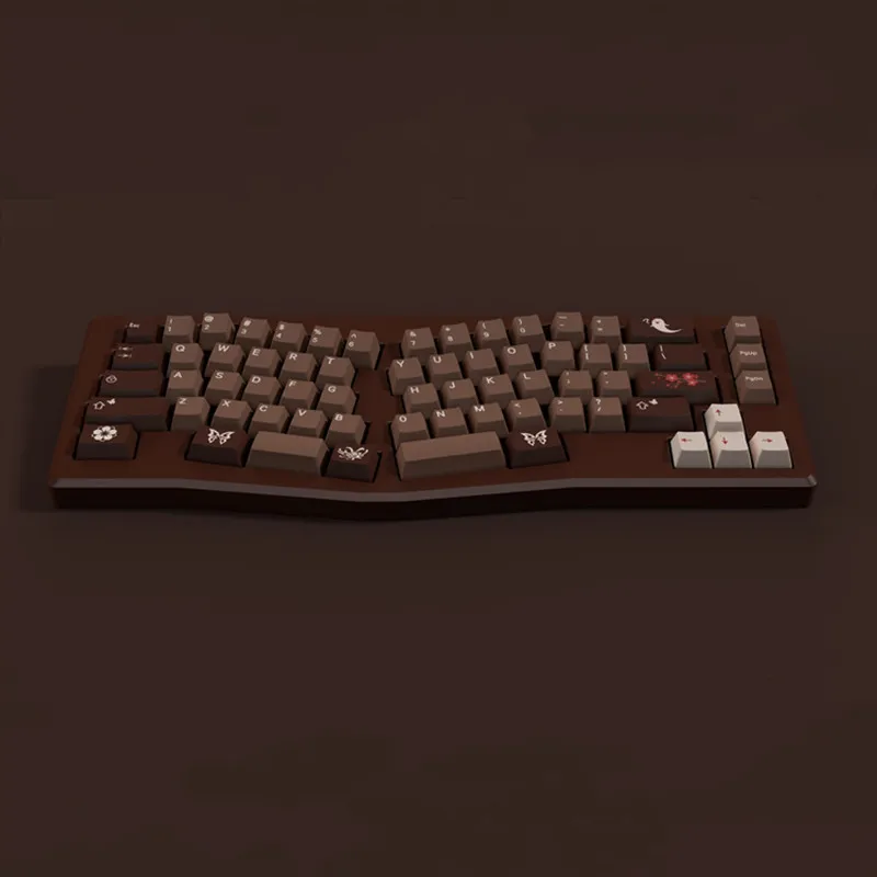 Колпачки для клавиш Genshin Hutao Chocolate PBT Cherry Profile сублимационная печать 140