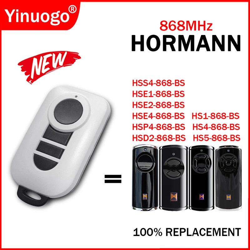 HORMANN BiSecur 868,3 МГц HORMANN HSE1 2 4 HS1 4 5 HSS4 HSP4 HSD2 868 BS Пульт дистанционного управления для гаражных ворот Дубликатор 868 МГц Устройство для открывания ворот
