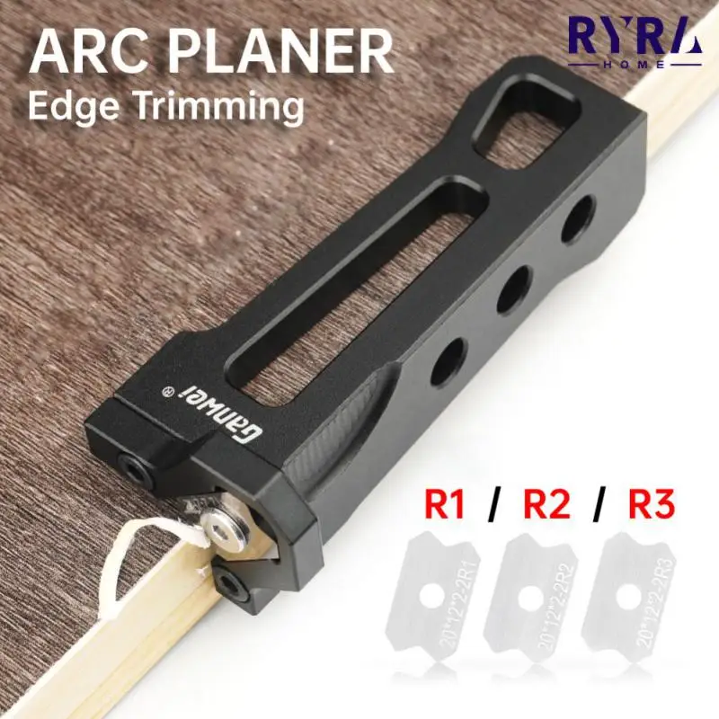 

Woodworking Blade Edge Corner Planer Arc Trimmer Edge Corner Planer Banding Arc Wood Chamfering Fillet Scraper Board Deburring