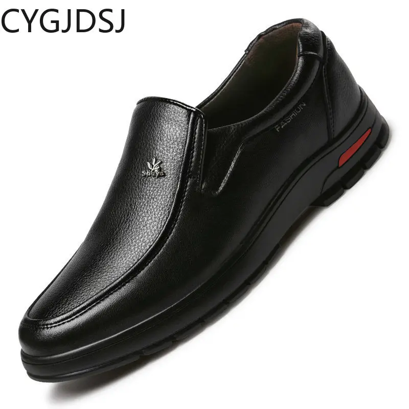 

Casual Business SUIT LEATHER Leather Casual Shoes CLASSIC Loafers Men Slip on Shoes Men Oxfords The Office Formal Shoes for Men