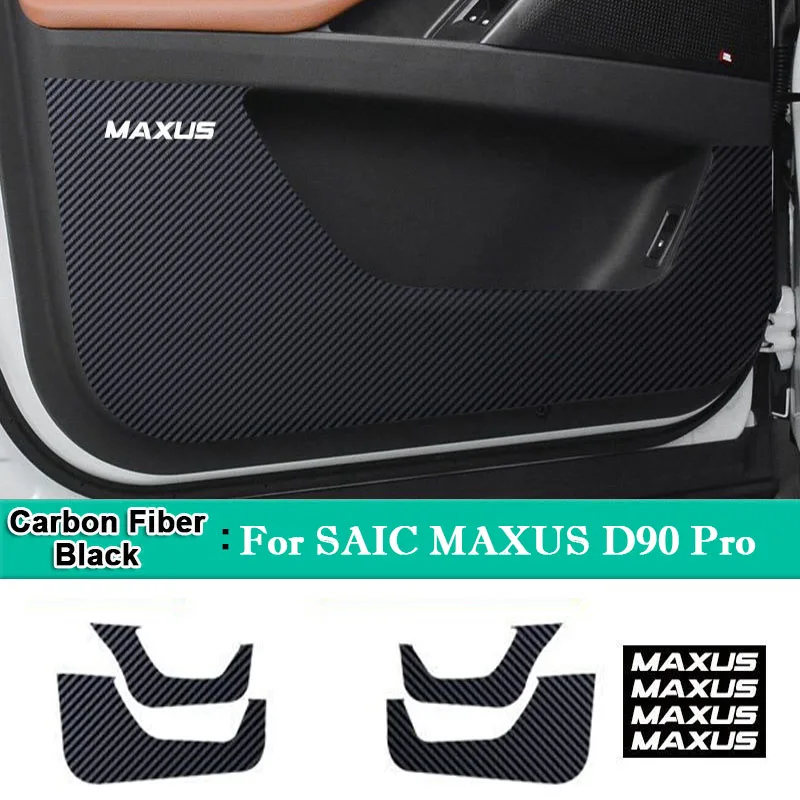 

Для SAIC MAXUS D90 Pro 2020-2024 автомобильные дверные противоударные накладки, защита от грязи и столкновений, внутренние наклейки, аксессуары