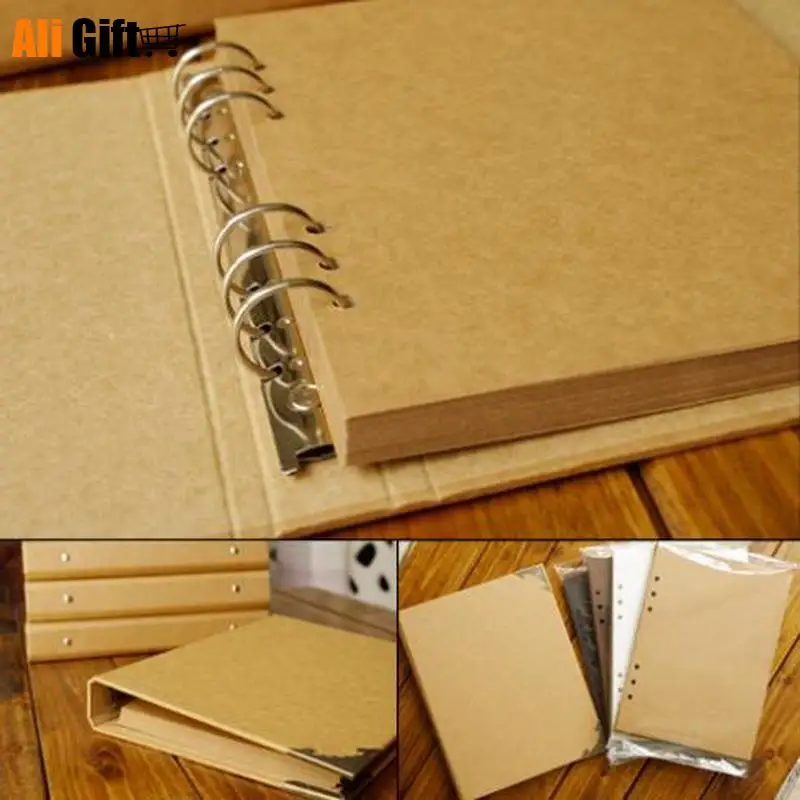60 Pages Photo Album Kraft Paper Photocard Holder Book