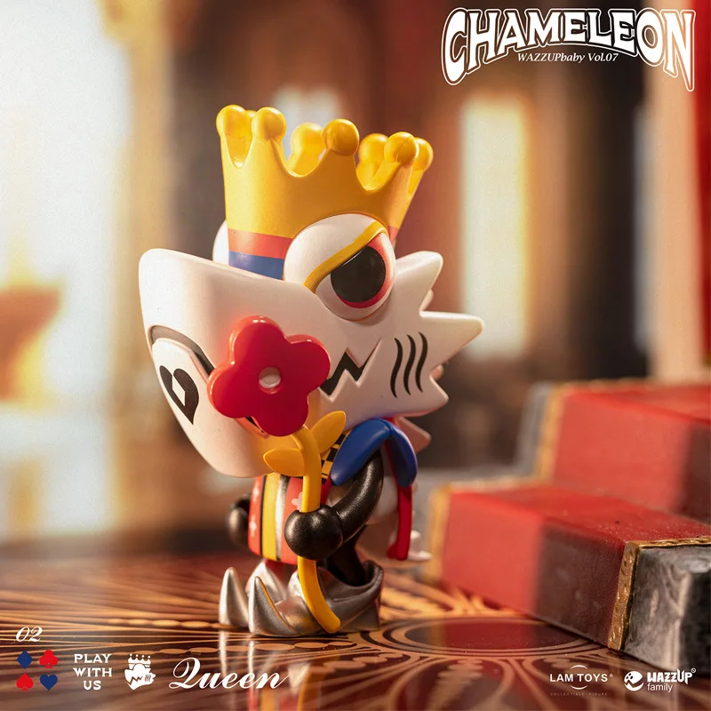 LAM TOYS * WAZZUP, хамелеон, покерная серия Kingdom, подтверждение второго поколения, модная игра ручной работы
