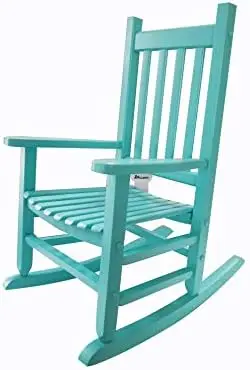 

Rocker - K086NT Durable Natural Child\u2019s Wood Porch Rocker/Outdoor Rocking Chair - Indoor or Outdoor - Suitable for 4-8 Year