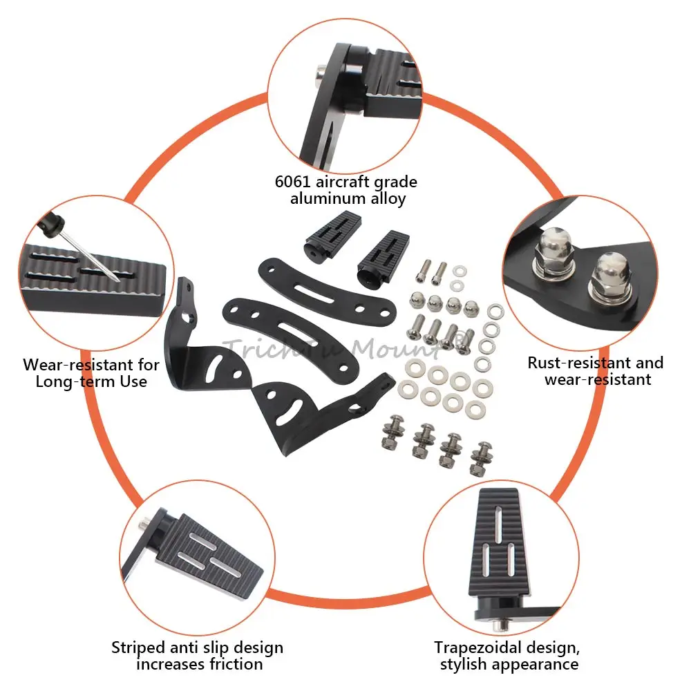 Совместим с заводской напольной доской Can Am Spyder RT напольные дорожные колышки