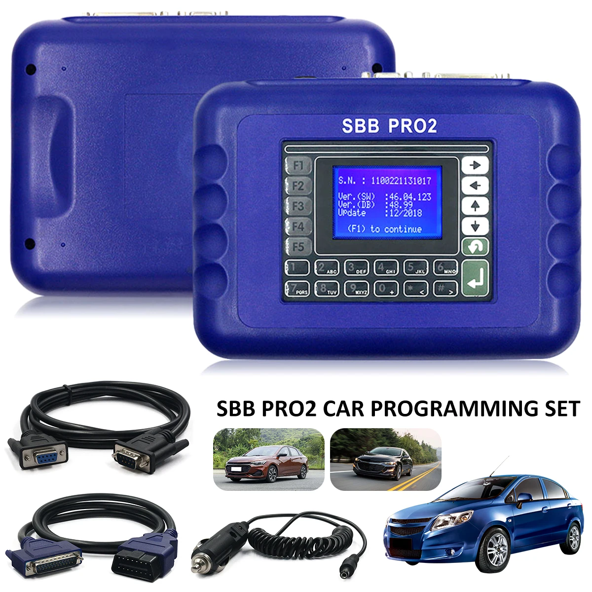 

Car Key Programmer SBB Pro2 V48.88 Key Programmer Diagnostic Tool Multi Language SBB Key Programmer for Automotive