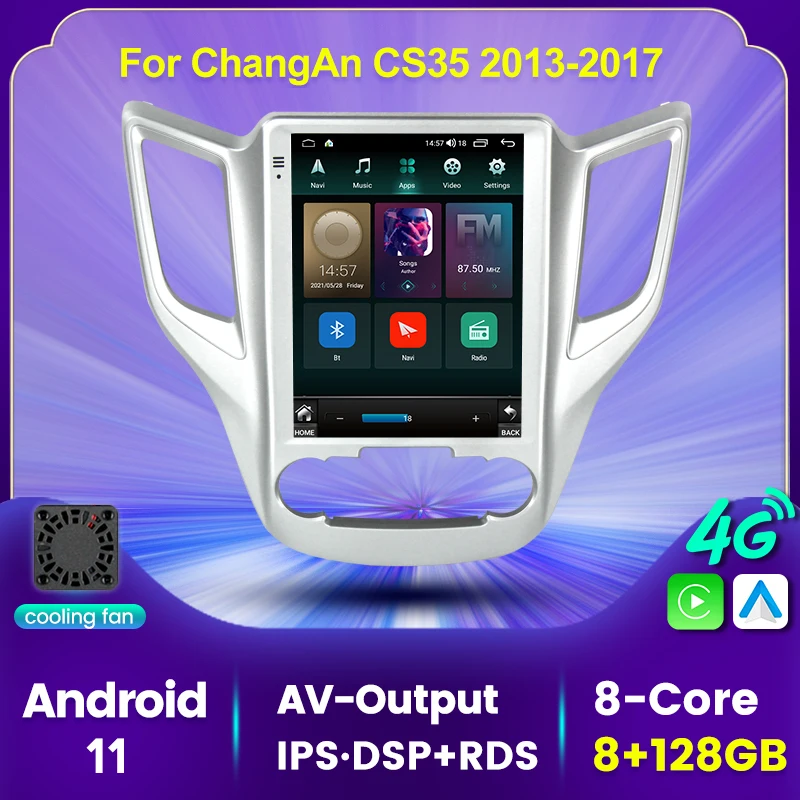 MEKEDE 9 7 'ɺndroid 11 8G + 128G GPS-навигация автомобильный радиоприемник мультимедийный