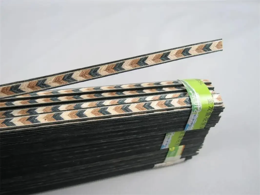 Очень хорошие 40 шт. гитарные вставки LUTHIER FIGURED BINDING XL-61 размеры толщиной 5 мм x 1 2 и