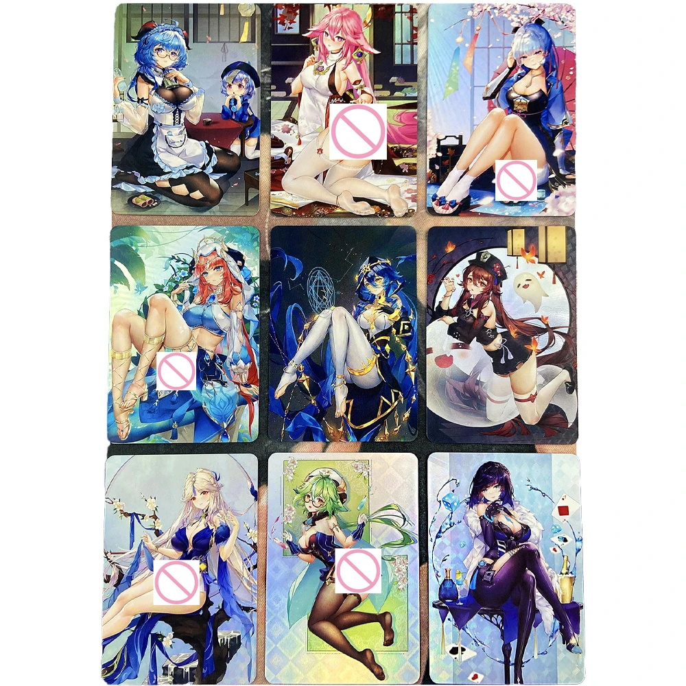 

9 шт./набор, аниме-карты для девочек